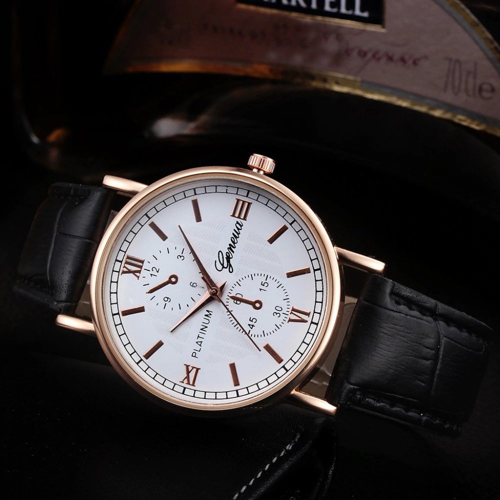 ❤️NEW❤️ Luxury Casual Mens Analog Quarts Watch - Picture 2 of 5